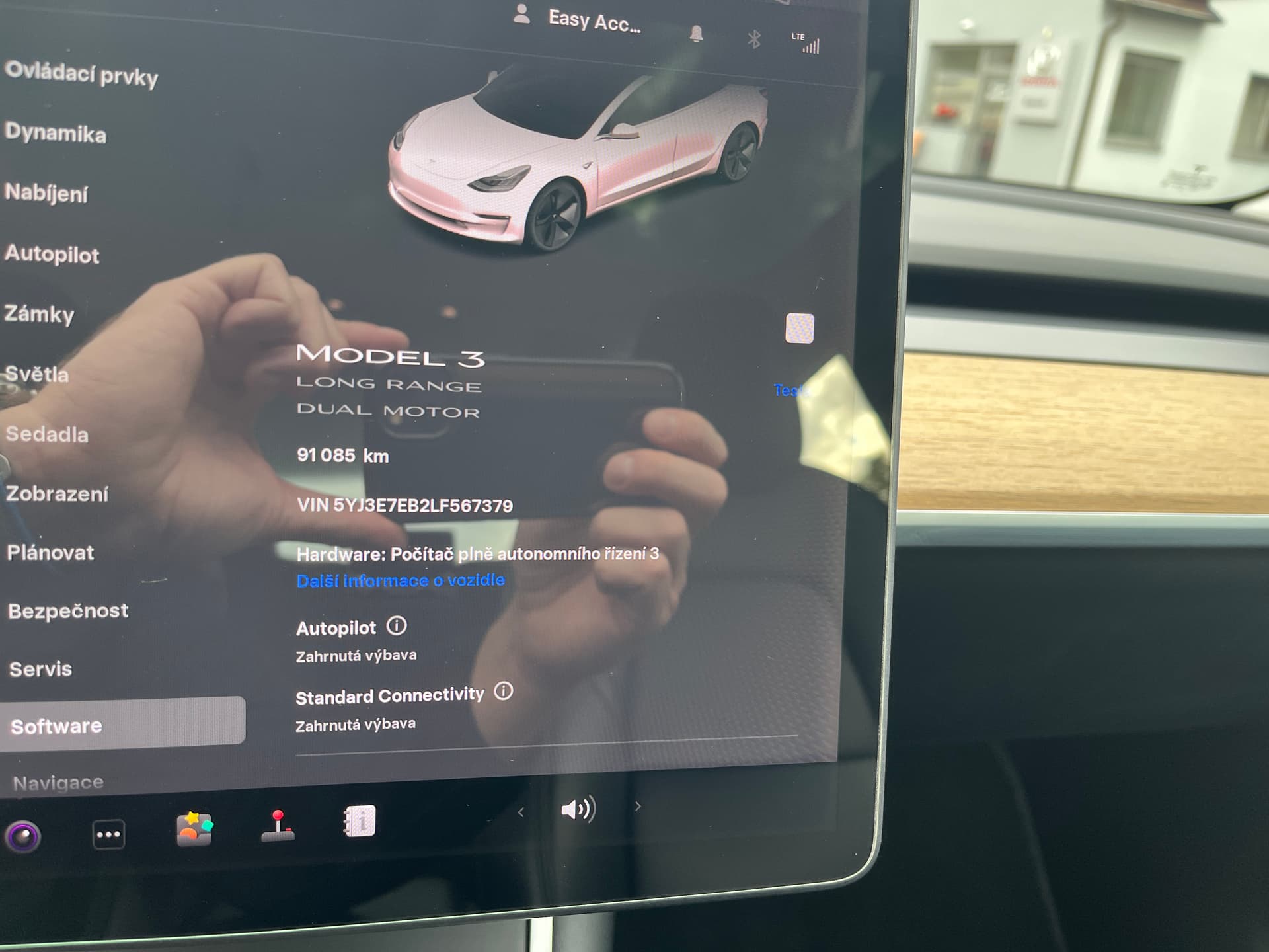 Tesla Model 3, Long Range 4x4 DPH (SoH 88%) - Мініатюра 12